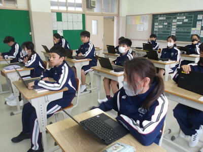 クロームブックを使っての学習